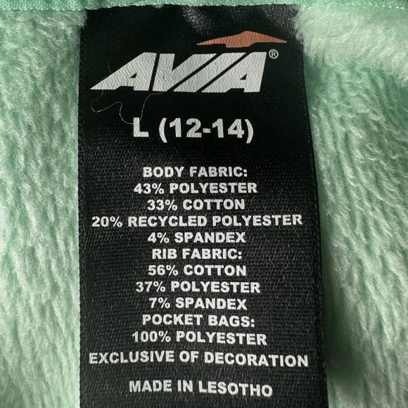 Avia EUC Women's Mint Green Hoodie - Picture 3 of 3